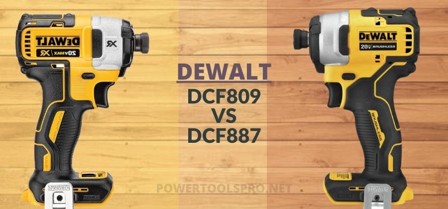 DeWalt DCF887 vs DCF809 (XR vs Atomic)- We have a Winner!