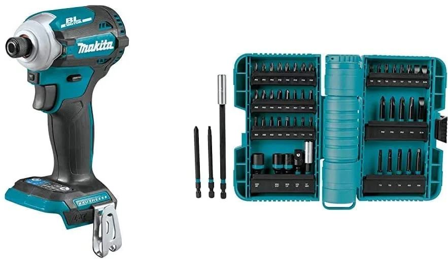 Makita xdt16z tool with driver bits